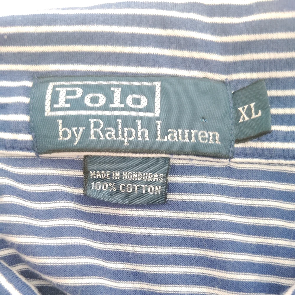 Ralph Lauren Striped Short‎ Sleeve Polo Shirt Sz XL